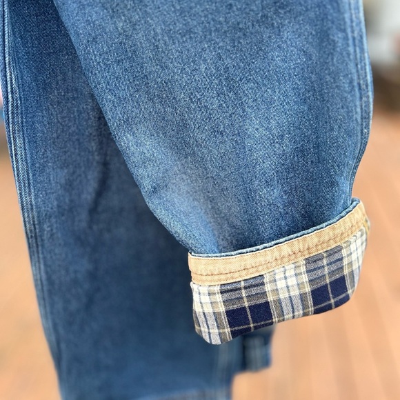 Duluth Trading Co. Plaid Bootcut Jeans - Picture 7 of 11